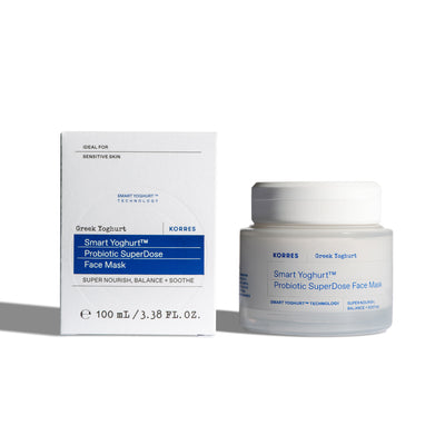 Smart Yoghurt™ Masque SuperDose Probiotiques 100ml – 6% Véritable Yaourt Grec