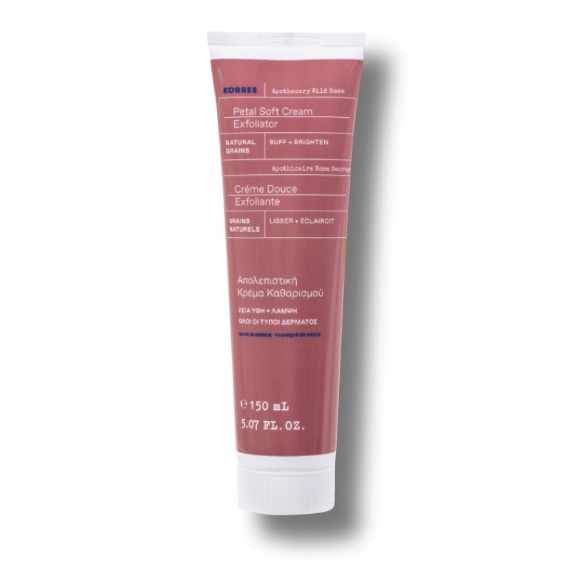 Crème douce exfoliante Rose