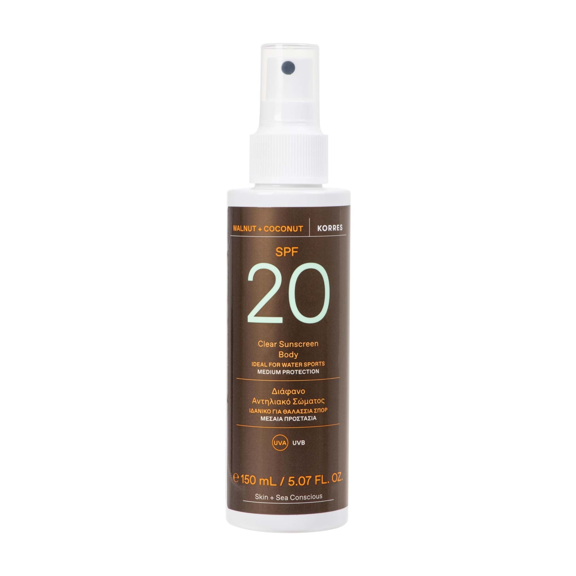 Huile solaire bronzante visage & corps SPF20