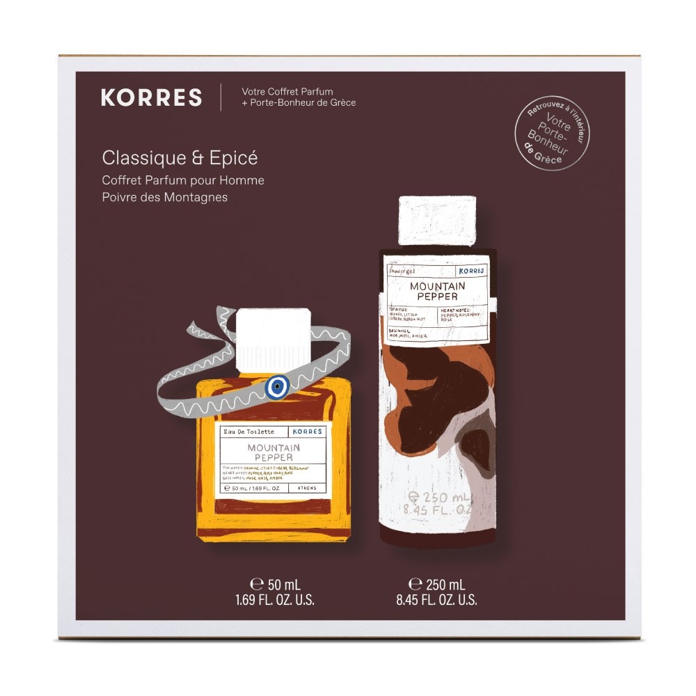 Coffret Parfum Poivre de Montagne - AVEC GEL DOUCHE OFFERT