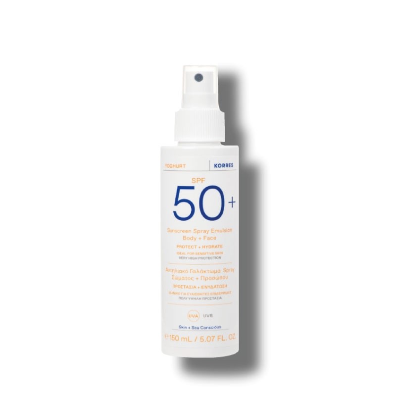 Spray Solaire Corps + Visage Très Haute Protection SPF50+ Yaourt 150ml