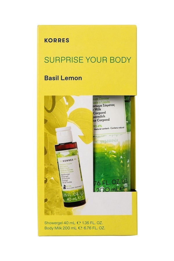 Coffret Surprise your body - Basillic Citron