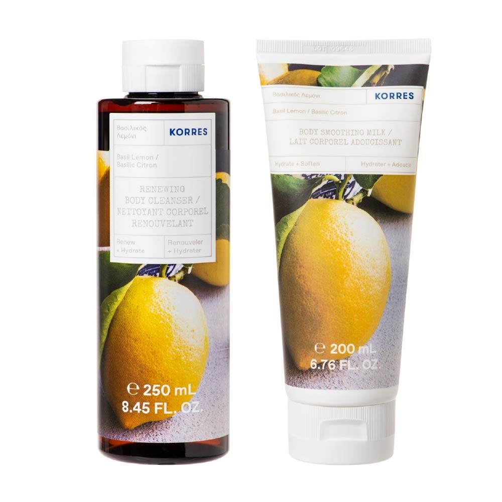 DUO BASILIC CITRON GEL DOUCHE + LAIT corps