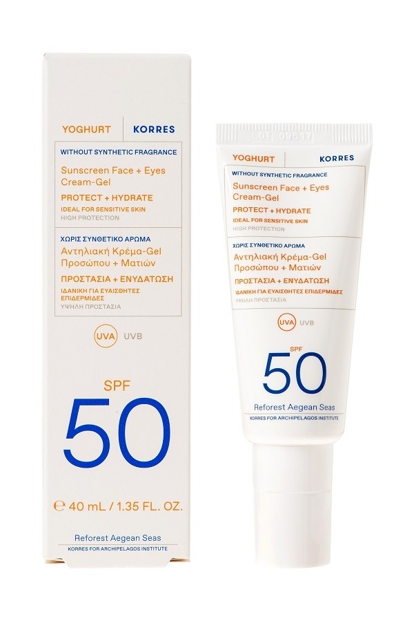 Crème-Gel Solaire Visage & Yeux YAOURT SPF50