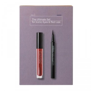 Coffret make-up - Eyeliner Noir + Rouge Lèvres Red Mat