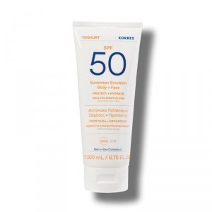 Emulsion solaire yaourt SPF50 - corps & visage