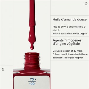 No No Vernis à Ongle 57 Wine red