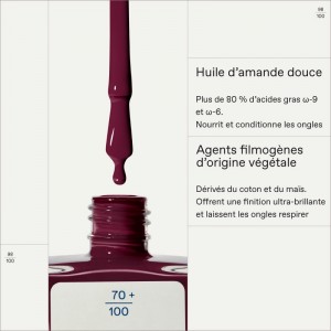 No No Vernis à Ongle 59 Burgundy Red